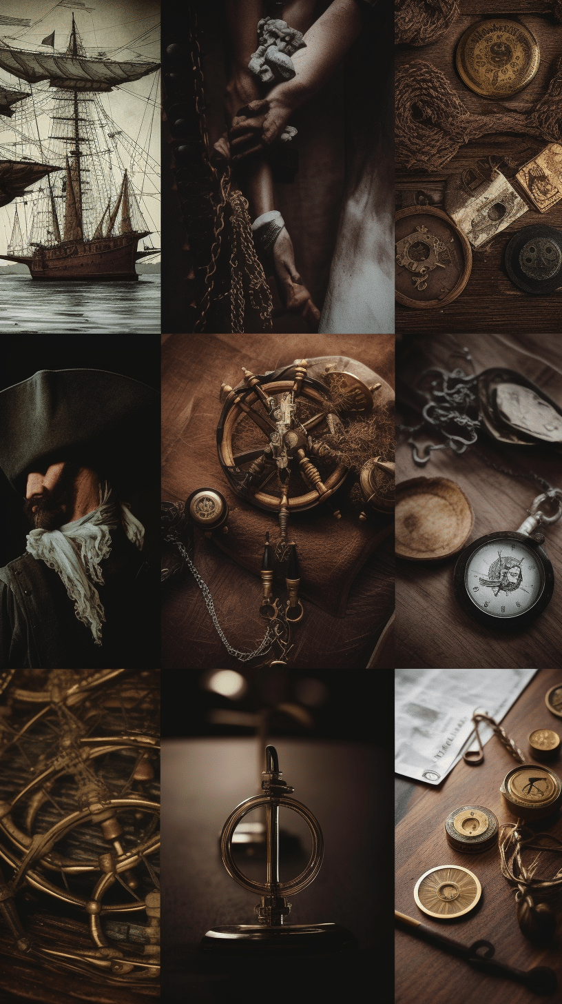 Pirate Aesthetic Collage